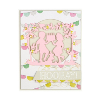 Spellbinders Shapeabilities We Bring Happy Wishes Etched Dies (S3-375)